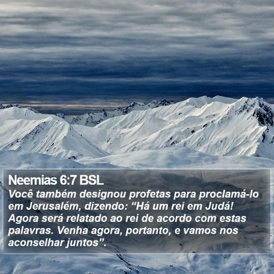 Neemias 6:7 BSL Bible Verse Image