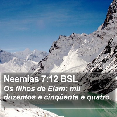 Neemias 7:12 BSL Bible Verse Image