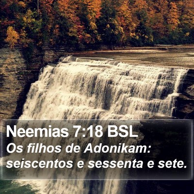 Neemias 7:18 BSL Bible Verse Image