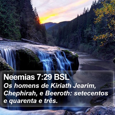 Neemias 7:29 BSL Bible Verse Image