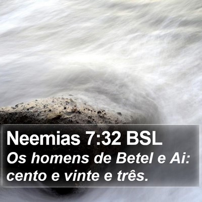Neemias 7:32 BSL Bible Verse Image
