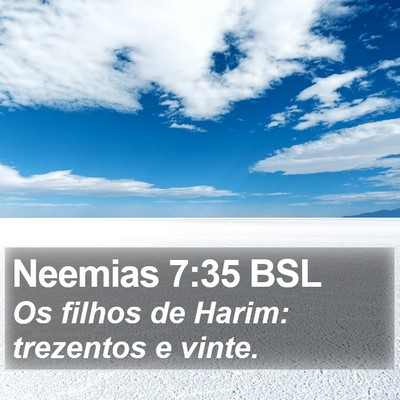 Neemias 7:35 BSL Bible Verse Image