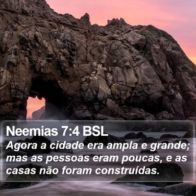 Neemias 7:4 BSL Bible Verse Image