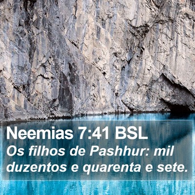 Neemias 7:41 BSL Bible Verse Image