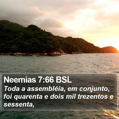 Neemias 7:66 BSL Bible Verse Image
