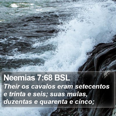 Neemias 7:68 BSL Bible Verse Image