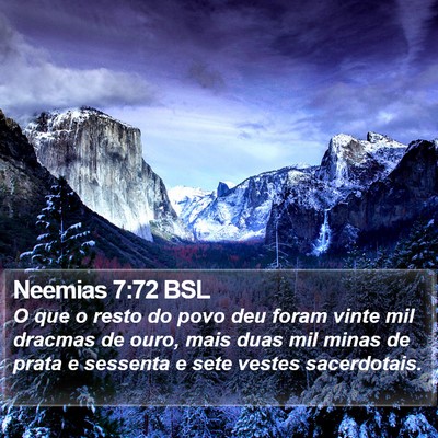 Neemias 7:72 BSL Bible Verse Image