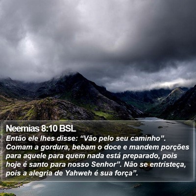 Neemias 8:10 BSL Bible Verse Image