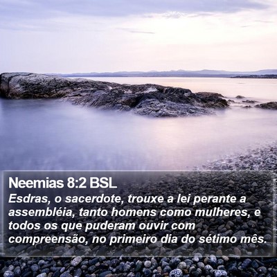 Neemias 8:2 BSL Bible Verse Image