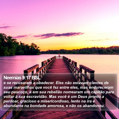Neemias 9:17 BSL Bible Verse Image