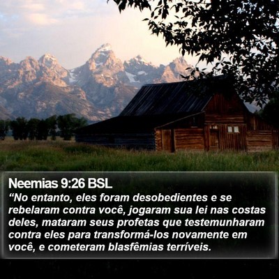 Neemias 9:26 BSL Bible Verse Image