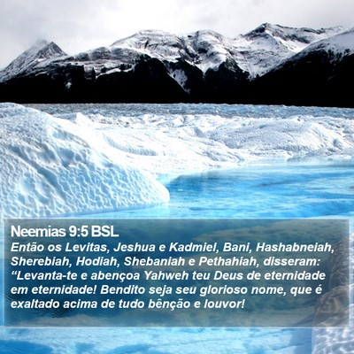 Neemias 9:5 BSL Bible Verse Image