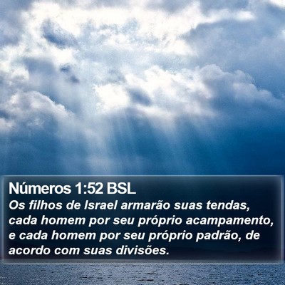 Números 1:52 BSL Bible Verse Image