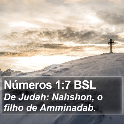 Números 1:7 BSL Bible Verse Image