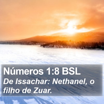 Números 1:8 BSL Bible Verse Image
