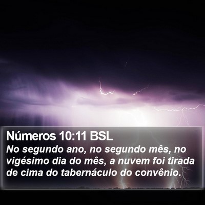 Números 10:11 BSL Bible Verse Image