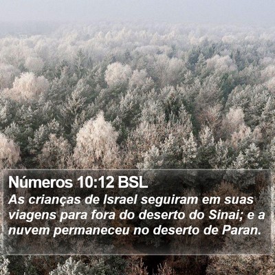 Números 10:12 BSL Bible Verse Image
