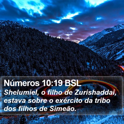 Números 10:19 BSL Bible Verse Image