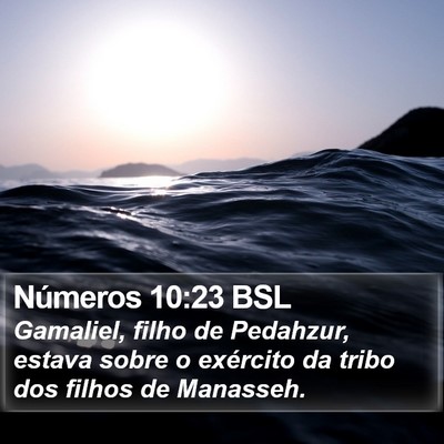 Números 10:23 BSL Bible Verse Image