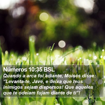 Números 10:35 BSL Bible Verse Image