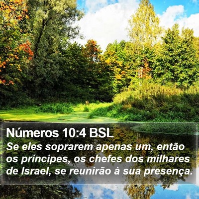 Números 10:4 BSL Bible Verse Image