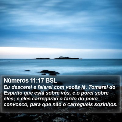 Números 11:17 BSL Bible Verse Image