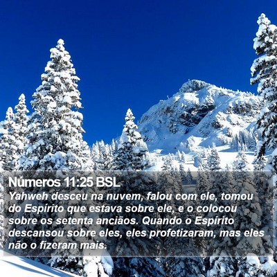 Números 11:25 BSL Bible Verse Image
