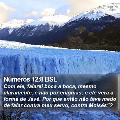 Números 12:8 BSL Bible Verse Image