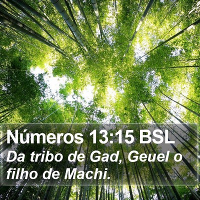 Números 13:15 BSL Bible Verse Image