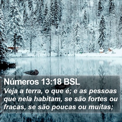 Números 13:18 BSL Bible Verse Image