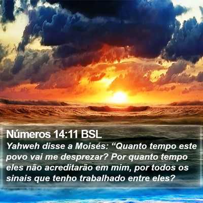 Números 14:11 BSL Bible Verse Image