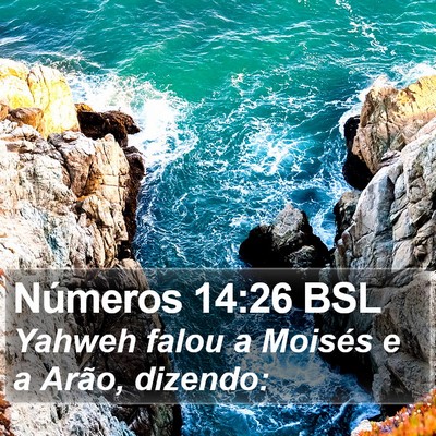 Números 14:26 BSL Bible Verse Image