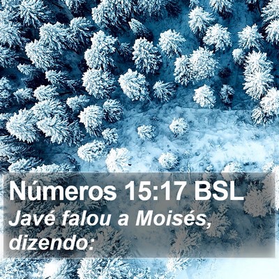 Números 15:17 BSL Bible Verse Image