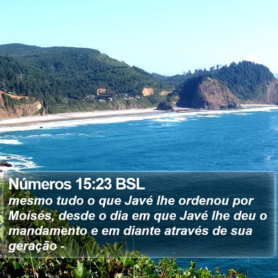 Números 15:23 BSL Bible Verse Image