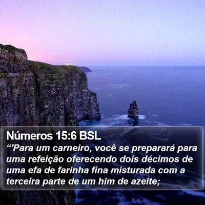 Números 15:6 BSL Bible Verse Image