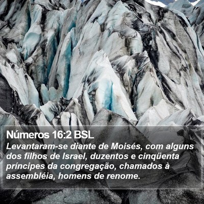 Números 16:2 BSL Bible Verse Image