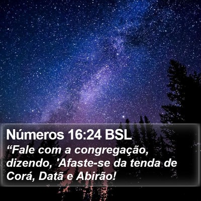 Números 16:24 BSL Bible Verse Image