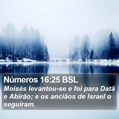 Números 16:25 BSL Bible Verse Image
