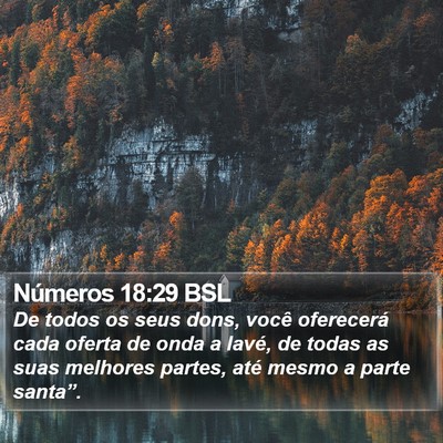 Números 18:29 BSL Bible Verse Image