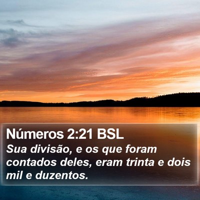 Números 2:21 BSL Bible Verse Image