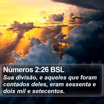 Números 2:26 BSL Bible Verse Image