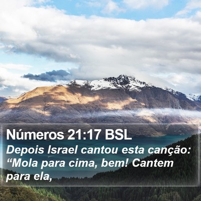 Números 21:17 BSL Bible Verse Image