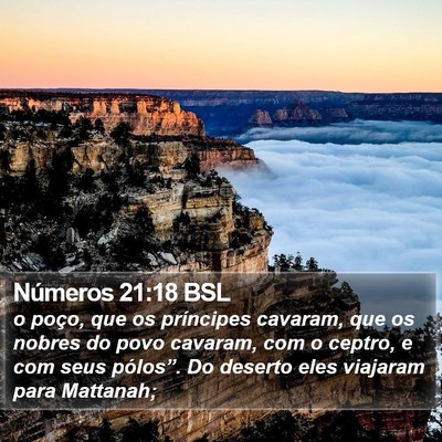Números 21:18 BSL Bible Verse Image