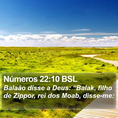 Números 22:10 BSL Bible Verse Image