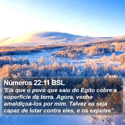 Números 22:11 BSL Bible Verse Image