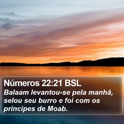 Números 22:21 BSL Bible Verse Image