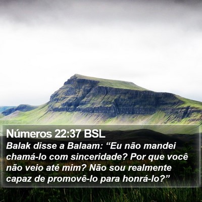 Números 22:37 BSL Bible Verse Image