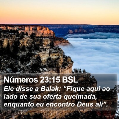 Números 23:15 BSL Bible Verse Image
