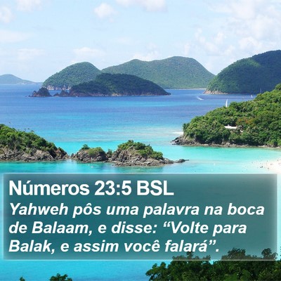 Números 23:5 BSL Bible Verse Image