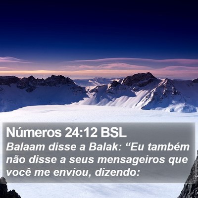 Números 24:12 BSL Bible Verse Image